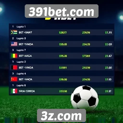 Comparativo de odds oferecidas pelo 391bet e concorrentes